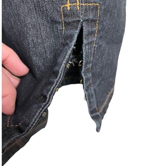 Bisou Bisou Michele Bohbot Denim Hook Eye Closure Jack Size Small Petite - Picture 10 of 14